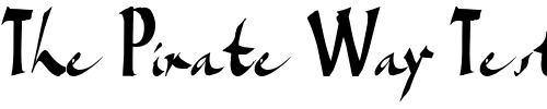 Font : Big-Regular Custom Text : The Pirate Way Test your own text here Click to download or to view this font on a tshirt that can be custom printed in Bali