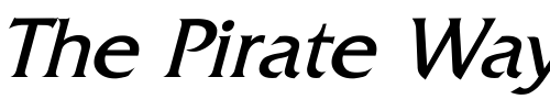 Font : BigBear-Reg-Italic Custom Text : The Pirate Way Test your own text here Click to download or to view this font on a tshirt that can be custom printed in Bali