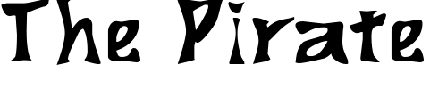 Font : BigDaddyExtended Custom Text : The Pirate Way Test your own text here Click to download or to view this font on a tshirt that can be custom printed in Bali