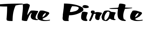 Font : BigFictionText-Regular-ttext Custom Text : The Pirate Way Test your own text here Click to download or to view this font on a tshirt that can be custom printed in Bali