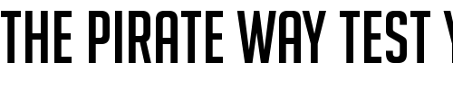 Font : BigNoodleTitling Custom Text : The Pirate Way Test your own text here Click to download or to view this font on a tshirt that can be custom printed in Bali