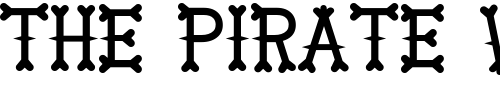 Font : BikerBones Custom Text : The Pirate Way Test your own text here Click to download or to view this font on a tshirt that can be custom printed in Bali