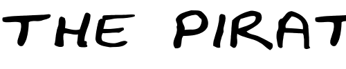 Font : BiklyBoldFont-Wide Custom Text : The Pirate Way Test your own text here Click to download or to view this font on a tshirt that can be custom printed in Bali