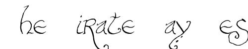 Font : Bilbo-hand-fine Custom Text : The Pirate Way Test your own text here Click to download or to view this font on a tshirt that can be custom printed in Bali