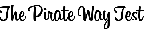 Font : Billabong Custom Text : The Pirate Way Test your own text here Click to download or to view this font on a tshirt that can be custom printed in Bali