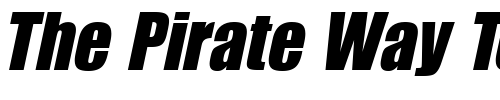 Font : Billboard-Italic Custom Text : The Pirate Way Test your own text here Click to download or to view this font on a tshirt that can be custom printed in Bali