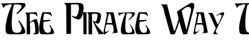 Font : BillionsFont-Regular-ttcon Custom Text : The Pirate Way Test your own text here Click to download or to view this font on a tshirt that can be custom printed in Bali