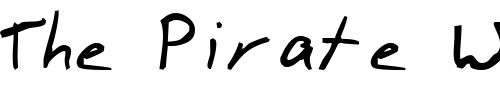 Font : Billshw-Normal Custom Text : The Pirate Way Test your own text here Click to download or to view this font on a tshirt that can be custom printed in Bali