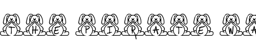 Font : BillyBear-EasterFont Custom Text : The Pirate Way Test your own text here Click to download or to view this font on a tshirt that can be custom printed in Bali