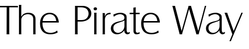 Font : BillyBecker-ExtraLight Custom Text : The Pirate Way Test your own text here Click to download or to view this font on a tshirt that can be custom printed in Bali