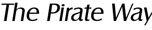 Font : BillyBecker-Italic Custom Text : The Pirate Way Test your own text here Click to download or to view this font on a tshirt that can be custom printed in Bali