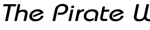 Font : Bimini-Wide-Italic Custom Text : The Pirate Way Test your own text here Click to download or to view this font on a tshirt that can be custom printed in Bali