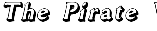 Font : BinetShadowSSK-Italic Custom Text : The Pirate Way Test your own text here Click to download or to view this font on a tshirt that can be custom printed in Bali