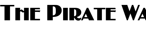 Font : Binner_Becker_Caps Custom Text : The Pirate Way Test your own text here Click to download or to view this font on a tshirt that can be custom printed in Bali