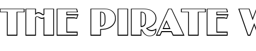 Font : Binner_Becker_Outline Custom Text : The Pirate Way Test your own text here Click to download or to view this font on a tshirt that can be custom printed in Bali
