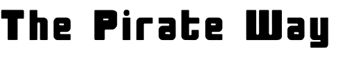 Font : Bio-disc-Solid Custom Text : The Pirate Way Test your own text here Click to download or to view this font on a tshirt that can be custom printed in Bali