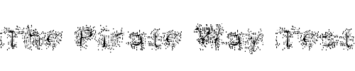 Font : Bio-septic Custom Text : The Pirate Way Test your own text here Click to download or to view this font on a tshirt that can be custom printed in Bali