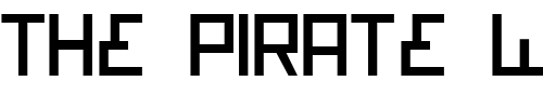 Font : Bionic-Type Custom Text : The Pirate Way Test your own text here Click to download or to view this font on a tshirt that can be custom printed in Bali