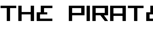 Font : Bionic-Type-Expanded Custom Text : The Pirate Way Test your own text here Click to download or to view this font on a tshirt that can be custom printed in Bali