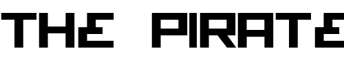 Font : Bionic-Type-Expanded-Bold Custom Text : The Pirate Way Test your own text here Click to download or to view this font on a tshirt that can be custom printed in Bali