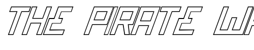 Font : Bionic-Type-Out-Italic Custom Text : The Pirate Way Test your own text here Click to download or to view this font on a tshirt that can be custom printed in Bali