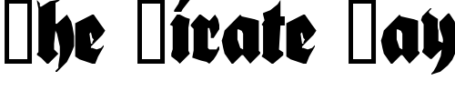 Font : Bionique Custom Text : The Pirate Way Test your own text here Click to download or to view this font on a tshirt that can be custom printed in Bali