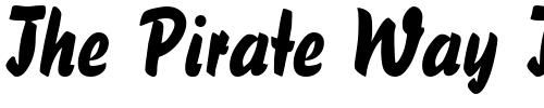 Font : BisonLight Custom Text : The Pirate Way Test your own text here Click to download or to view this font on a tshirt that can be custom printed in Bali