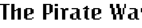 Font : BitmapWide-Regular Custom Text : The Pirate Way Test your own text here Click to download or to view this font on a tshirt that can be custom printed in Bali