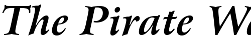 Font : Bitstream-Arrus-Bold-Italic-BT Custom Text : The Pirate Way Test your own text here Click to download or to view this font on a tshirt that can be custom printed in Bali
