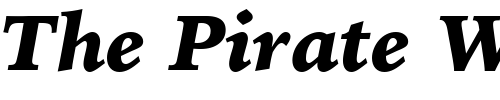 Font : Bitstream-Iowan-Old-Style-Black-Italic-BT Custom Text : The Pirate Way Test your own text here Click to download or to view this font on a tshirt that can be custom printed in Bali