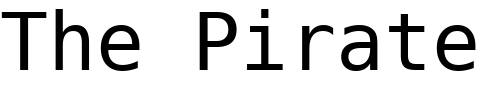 Font : Bitstream-Vera-Sans-Mono Custom Text : The Pirate Way Test your own text here Click to download or to view this font on a tshirt that can be custom printed in Bali