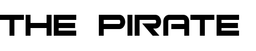 Font : Bitsumishi Custom Text : The Pirate Way Test your own text here Click to download or to view this font on a tshirt that can be custom printed in Bali