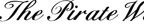 Font : BixAntiqueScriptHmkBold Custom Text : The Pirate Way Test your own text here Click to download or to view this font on a tshirt that can be custom printed in Bali