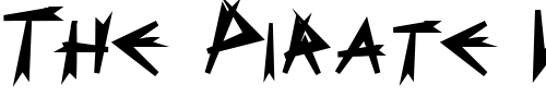 Font : Bizarre-Black Custom Text : The Pirate Way Test your own text here Click to download or to view this font on a tshirt that can be custom printed in Bali