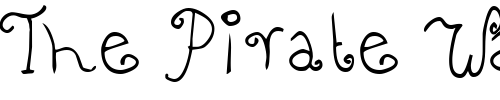 Font : Bizzy-Bee Custom Text : The Pirate Way Test your own text here Click to download or to view this font on a tshirt that can be custom printed in Bali