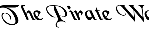 Font : Black-Chancery-Extreme-Lefty Custom Text : The Pirate Way Test your own text here Click to download or to view this font on a tshirt that can be custom printed in Bali