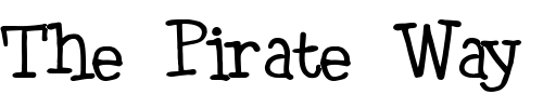 Font : Black-boys-on-mopeds Custom Text : The Pirate Way Test your own text here Click to download or to view this font on a tshirt that can be custom printed in Bali