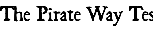 Font : BlackBeard Custom Text : The Pirate Way Test your own text here Click to download or to view this font on a tshirt that can be custom printed in Bali