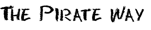Font : BlackBoardDisplaySCapsSSK Custom Text : The Pirate Way Test your own text here Click to download or to view this font on a tshirt that can be custom printed in Bali