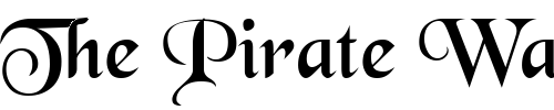 Font : BlackChancery Custom Text : The Pirate Way Test your own text here Click to download or to view this font on a tshirt that can be custom printed in Bali