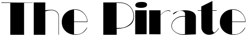 Font : BlackTieDisplaySSK Custom Text : The Pirate Way Test your own text here Click to download or to view this font on a tshirt that can be custom printed in Bali