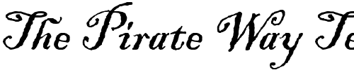 Font : Blackadder-ITC-TT Custom Text : The Pirate Way Test your own text here Click to download or to view this font on a tshirt that can be custom printed in Bali