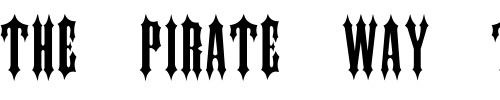 Font : Blackbur-Medium Custom Text : The Pirate Way Test your own text here Click to download or to view this font on a tshirt that can be custom printed in Bali