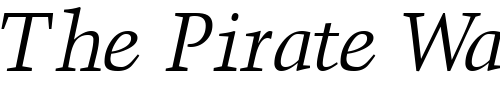 Font : BlackfordOSSSK-Italic Custom Text : The Pirate Way Test your own text here Click to download or to view this font on a tshirt that can be custom printed in Bali