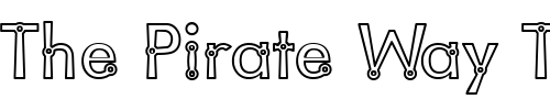 Font : Blacksmith-Delight-Outlined Custom Text : The Pirate Way Test your own text here Click to download or to view this font on a tshirt that can be custom printed in Bali