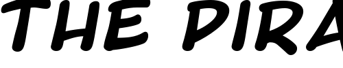 Font : Blambot-Pro-Bold Custom Text : The Pirate Way Test your own text here Click to download or to view this font on a tshirt that can be custom printed in Bali
