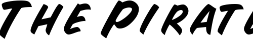 Font : BlarneySCapsSSK-Regular Custom Text : The Pirate Way Test your own text here Click to download or to view this font on a tshirt that can be custom printed in Bali