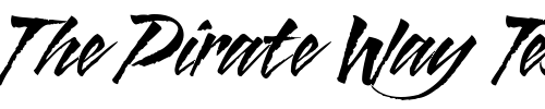 Font : Blaze-ITC-Italic Custom Text : The Pirate Way Test your own text here Click to download or to view this font on a tshirt that can be custom printed in Bali