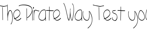 Font : Blazing-Regular Custom Text : The Pirate Way Test your own text here Click to download or to view this font on a tshirt that can be custom printed in Bali