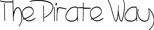 Font : Blazing-Regular-ttstd Custom Text : The Pirate Way Test your own text here Click to download or to view this font on a tshirt that can be custom printed in Bali